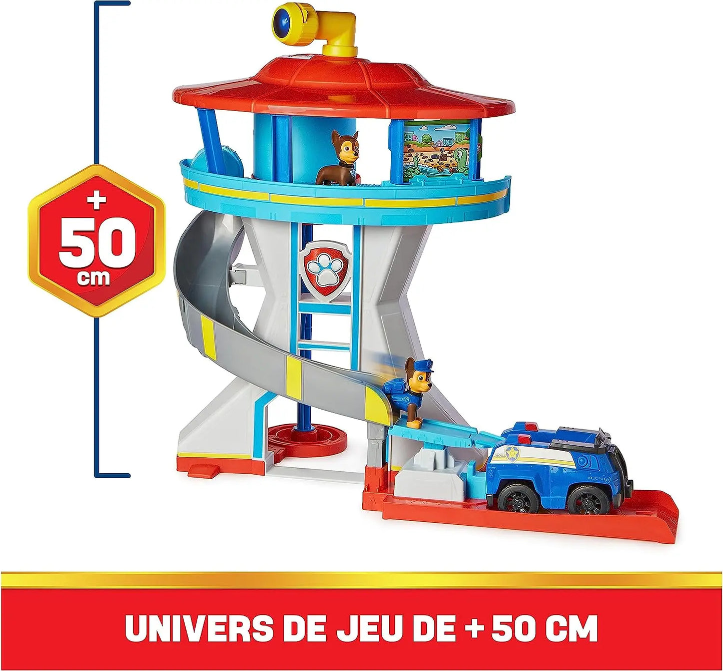 jouet pour enfant Ensemble de véhicules Pat' Patrouille avec tour de contrôle (Modèle: Tour) LADAMI