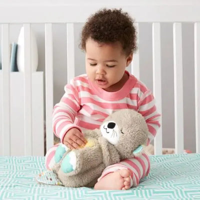 peluche Evoraco Koala apaisant pour soulager l'anxiété, loutre qui respire, copain de sommeil, loutre calmante, loutre endormie, avec lumières musicales et Evoraco