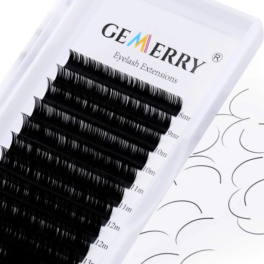 jouet pour filles Extension de Cils Professionnel 0.20, 8-14mm Mix D curl Faux Cils Individuels One by One naturel by GEMERRY Cils Volume B085TJV8YL Rainbow high