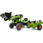 voiture pour enfant FALK Tractopelle Claas - FALK -Volant directionnel et remorque // 3016202040147 Falk