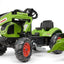 voiture pour enfant FALK Tractopelle à Pédales Claas avec excavatrice et remorque Falk