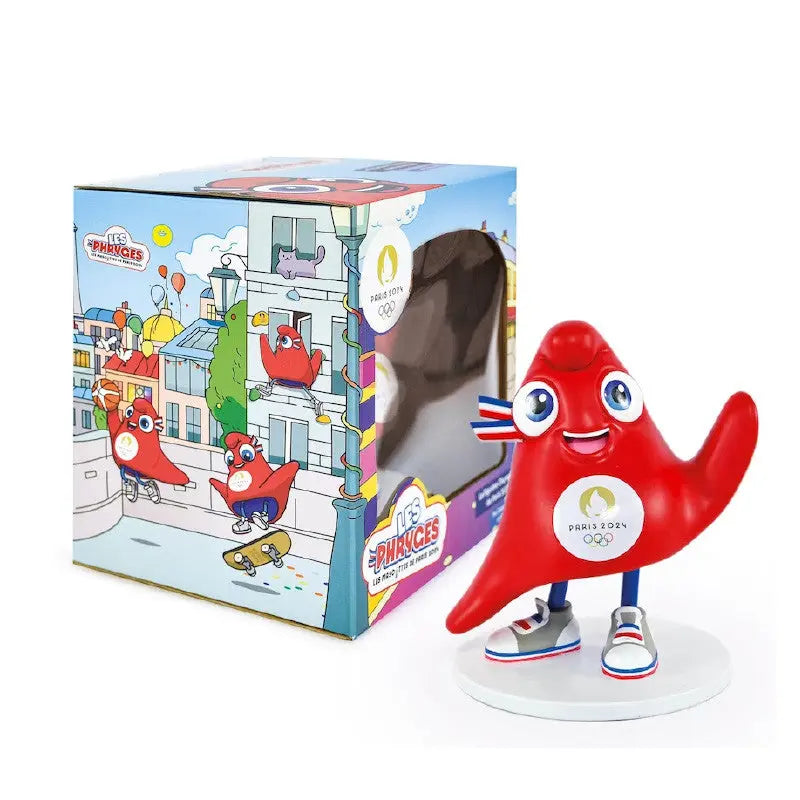 peluches FIGURINE MASCOTTE OFFICIELLE JEUX OLYMPIQUE PARIS 2024 3700335255072 Cdiscount