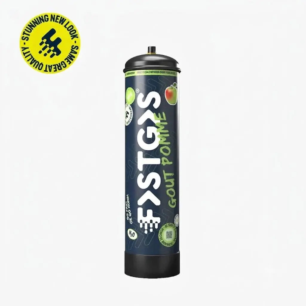 FastGas Cartouche de Crème 670g POMME – Protoxyde d’Azote Qualité Européenne FastGas