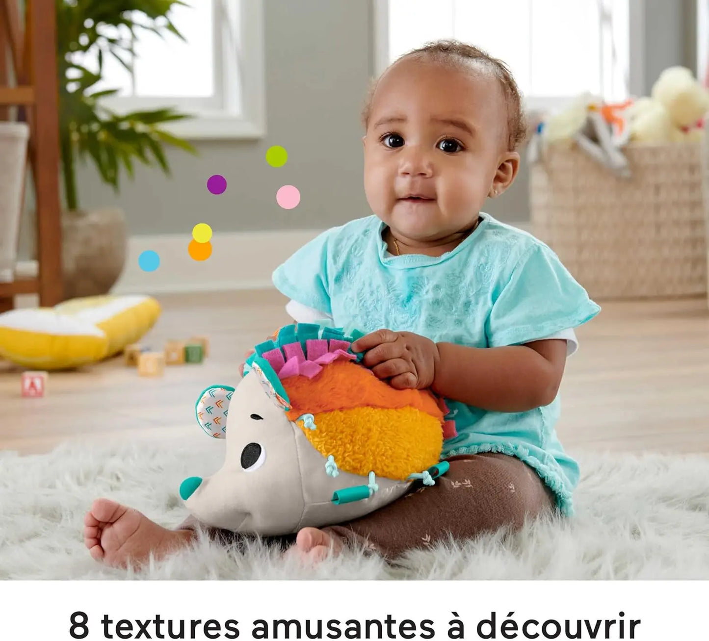 peluche Fisher-Price Mon petit hérisson sensoriel Fisher-Price