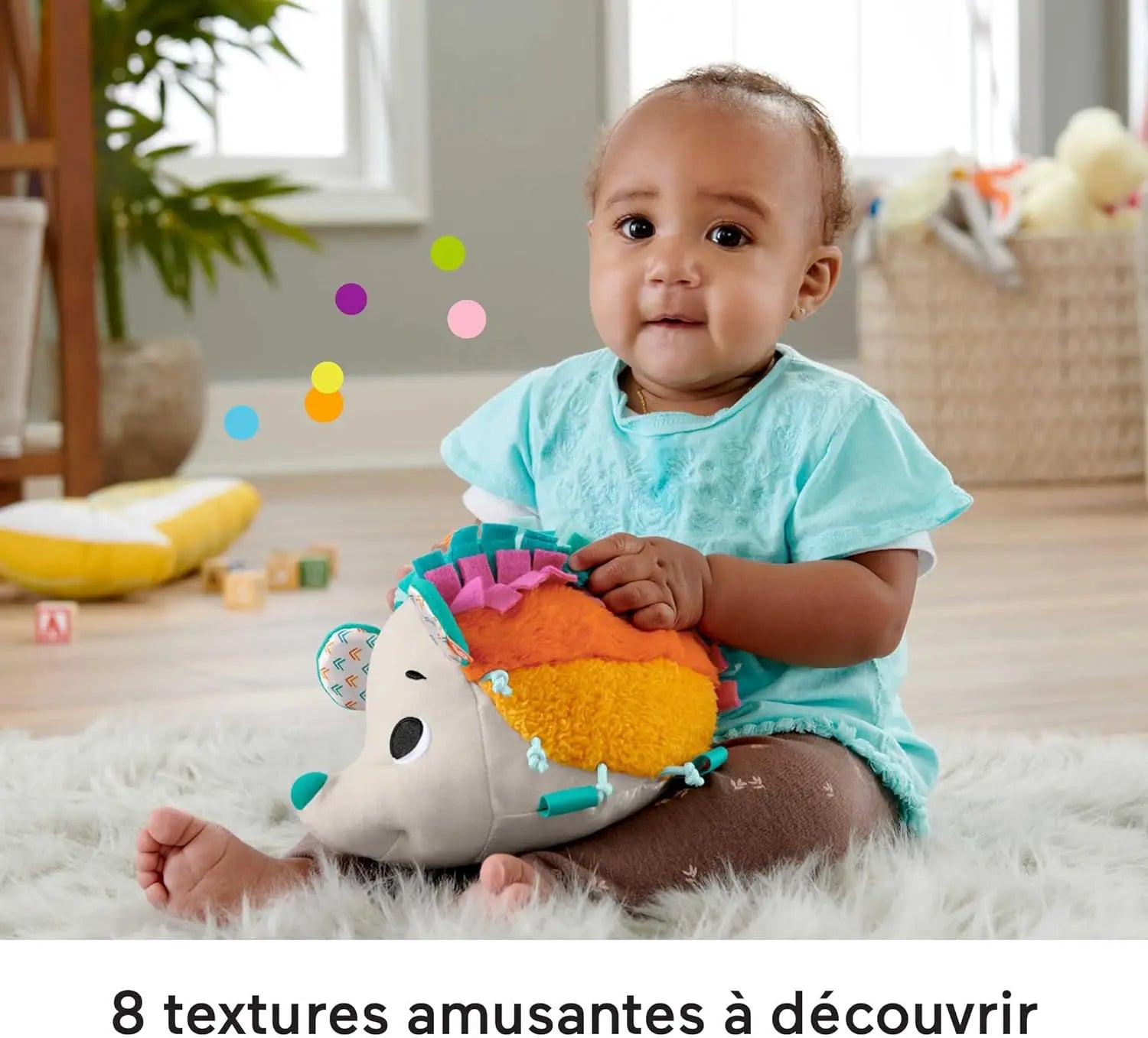 peluche Fisher-Price Mon petit hérisson sensoriel Fisher-Price