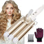 Fer à boucler Flintronic Fer à Onduler 22mm Céramique Tourmaline – Boucleur Cheveux avec 5 Clips, 2 Températures Flintronic