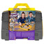 pâte à modeler Fruse sable Jouet Magique,Jouets Sensoriels avec 1 Kg de sable,4 Camions de Construction Amovibles,4 Moules de Château,Bac a Sab19 kinetic sand