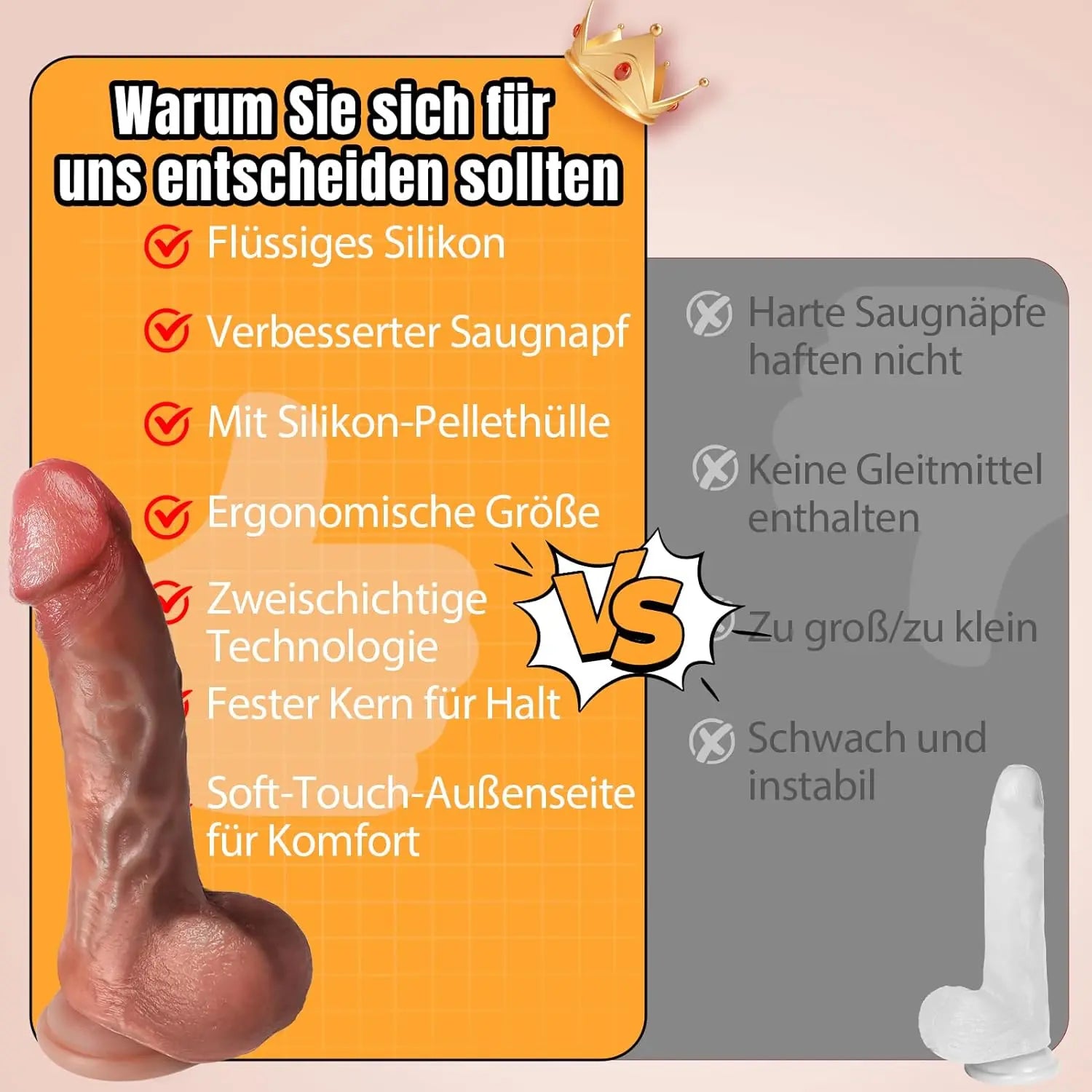 Gode Réaliste 20cm avec Ventouse – Silicone Premium, Gode Homme & Femme, Plug Anal, Godemichet Ceinture TEKIN.STORE votre plateforme généraliste