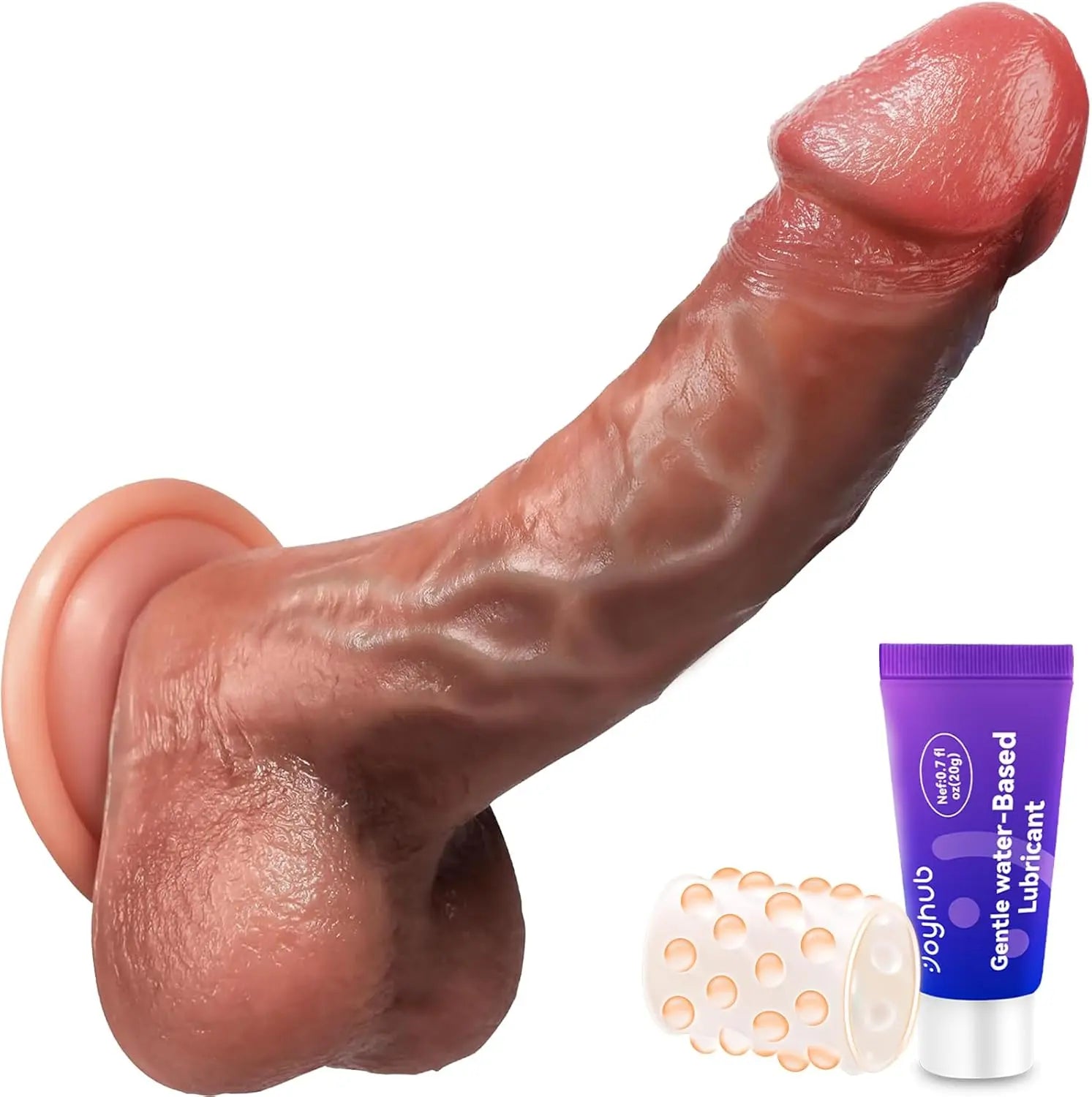 Gode Réaliste 20cm avec Ventouse – Silicone Premium, Gode Homme & Femme, Plug Anal, Godemichet Ceinture TEKIN.STORE votre plateforme généraliste