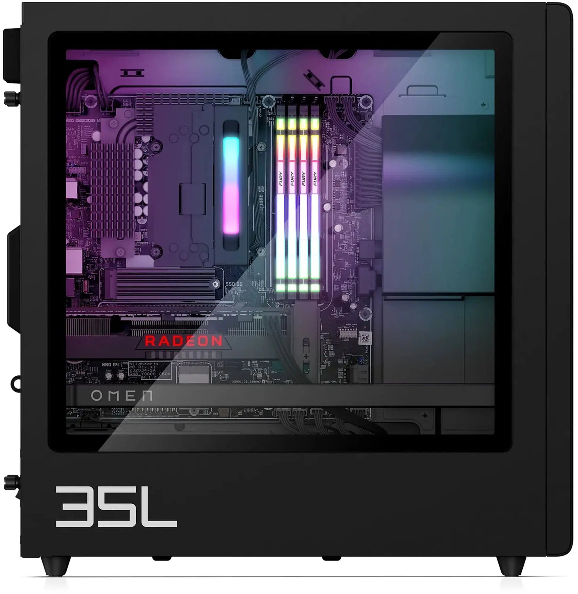 Ordinateur de bureau HP OMEN 35L GT16-0538nf — Tour Gaming | Intel Core i9-14900KF | RTX 5080 16 Go | 32 Go DDR5 | 2 To SSD HP