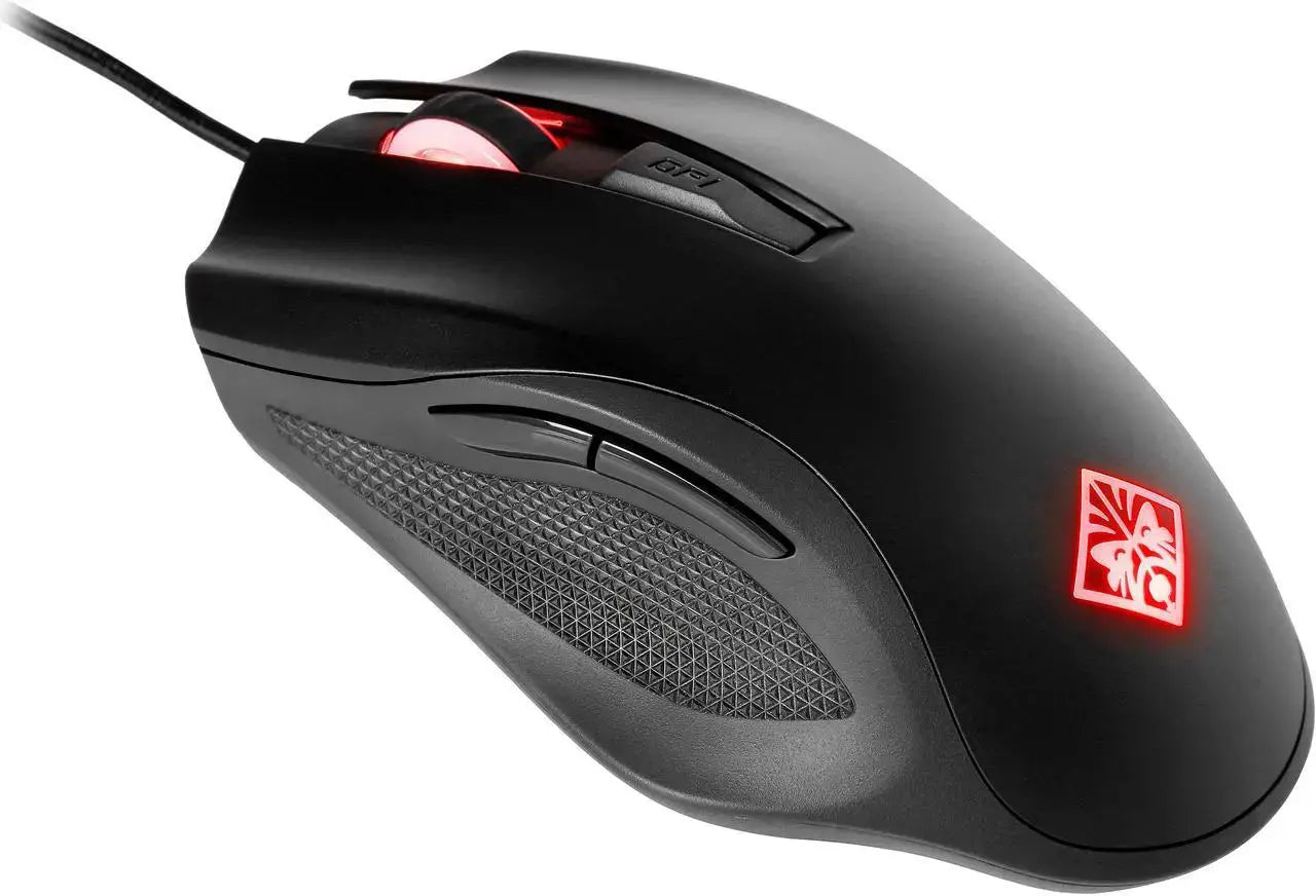 Souris Gaming HP Omen Mouse 600 - Souris Gamer Filaire USB 12000 DPI, Capteur Optique Pixart PMW3360, 6 Boutons, RGB, Poids Ajustable (130g) - Noir HP