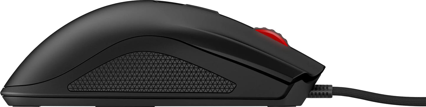Souris Gaming HP Omen Mouse 600 - Souris Gamer Filaire USB 12000 DPI, Capteur Optique Pixart PMW3360, 6 Boutons, RGB, Poids Ajustable (130g) - Noir HP