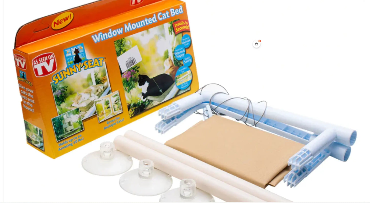 Accessoire animal Hamac / Couchage pour chat à fixer sur la fenêtre — Sunny Seat Sunny Seat