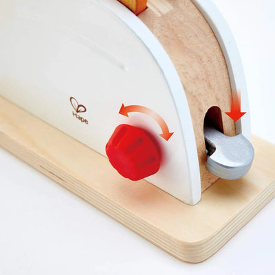 jouet pour enfant Hape Grille Pain Enfant - Jeu d'Imitation Petit Dejeuner - Enfants de 3 ans et Plus - Accessoires Cuisine Enfant Réalistes - Matériaux Écoresponsables - Grille Pain, Tartines de Pain , king jouet