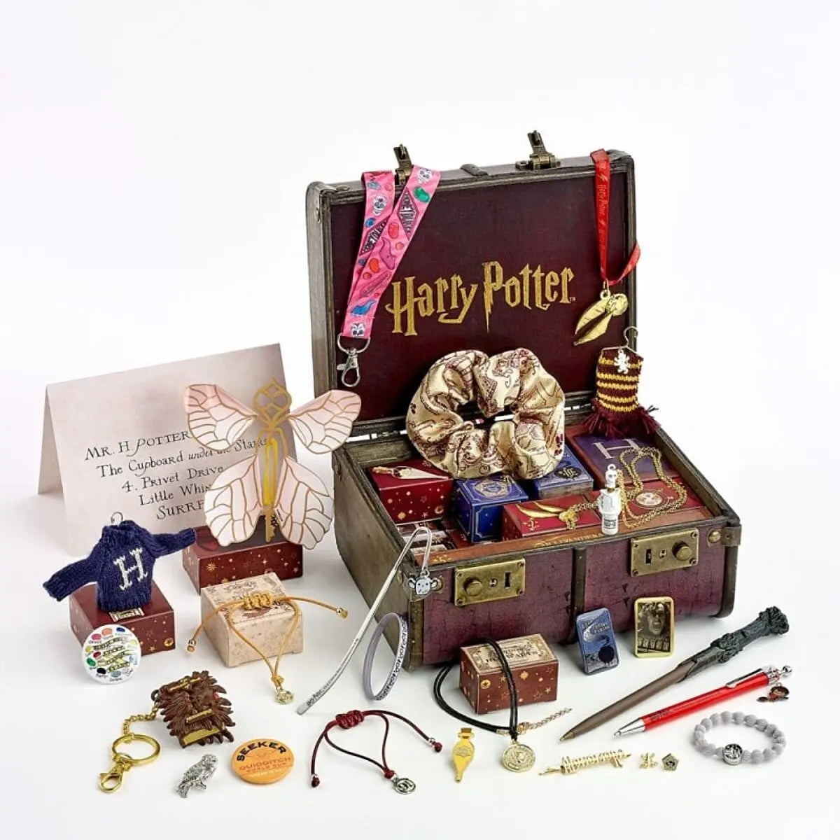 Calendrier de l'Avent Harry Potter Advent Calendar – "Trunk" Gift Box, bijoux & accessoires Poudlard 5055583458019 Harry Potter