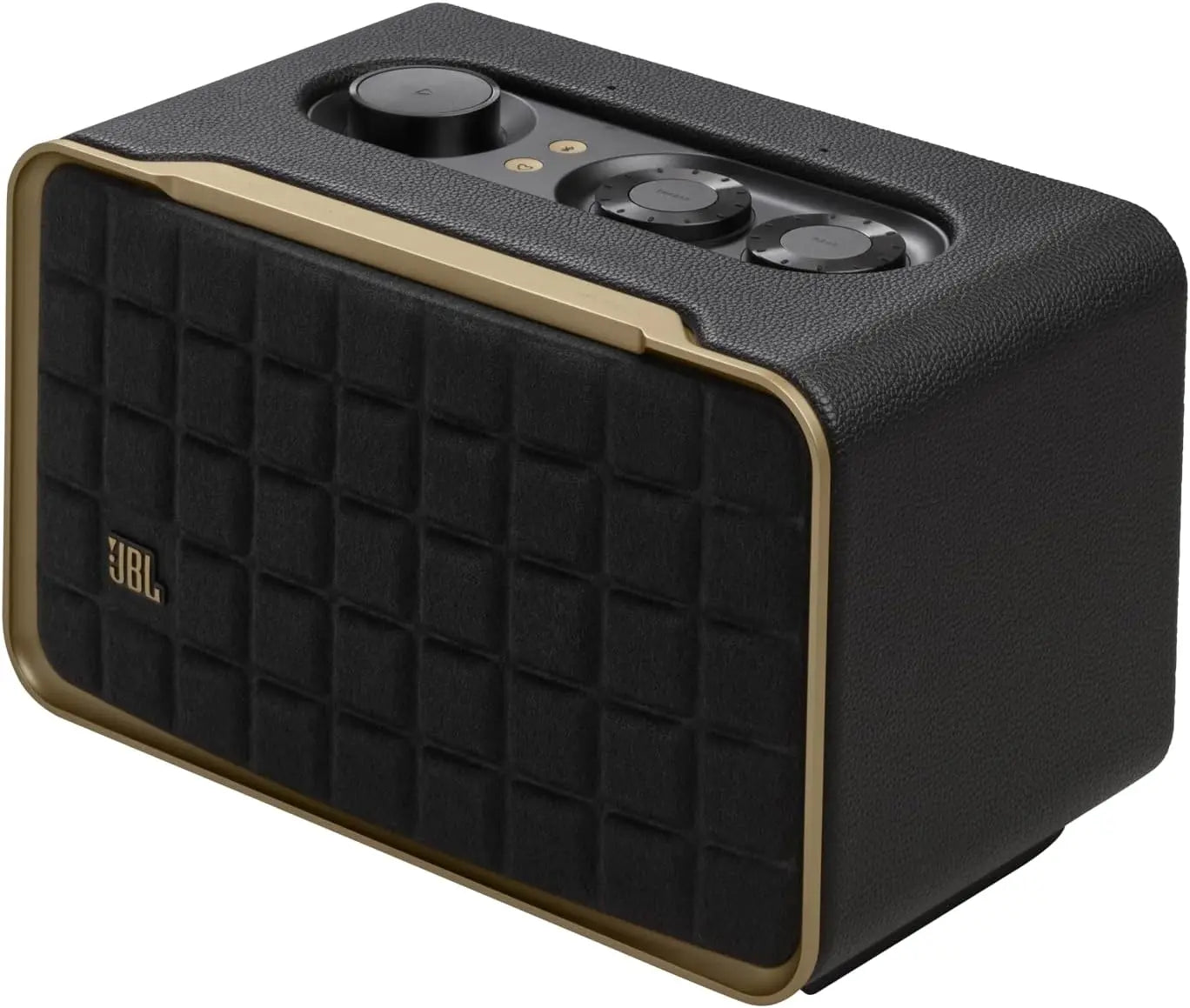 Bluetooth Speaker JBL Authentics 200 Enceinte Intelligente connectée Portable avec WiFi, Bluetooth et Assistants vocaux, Design rétro, JBL