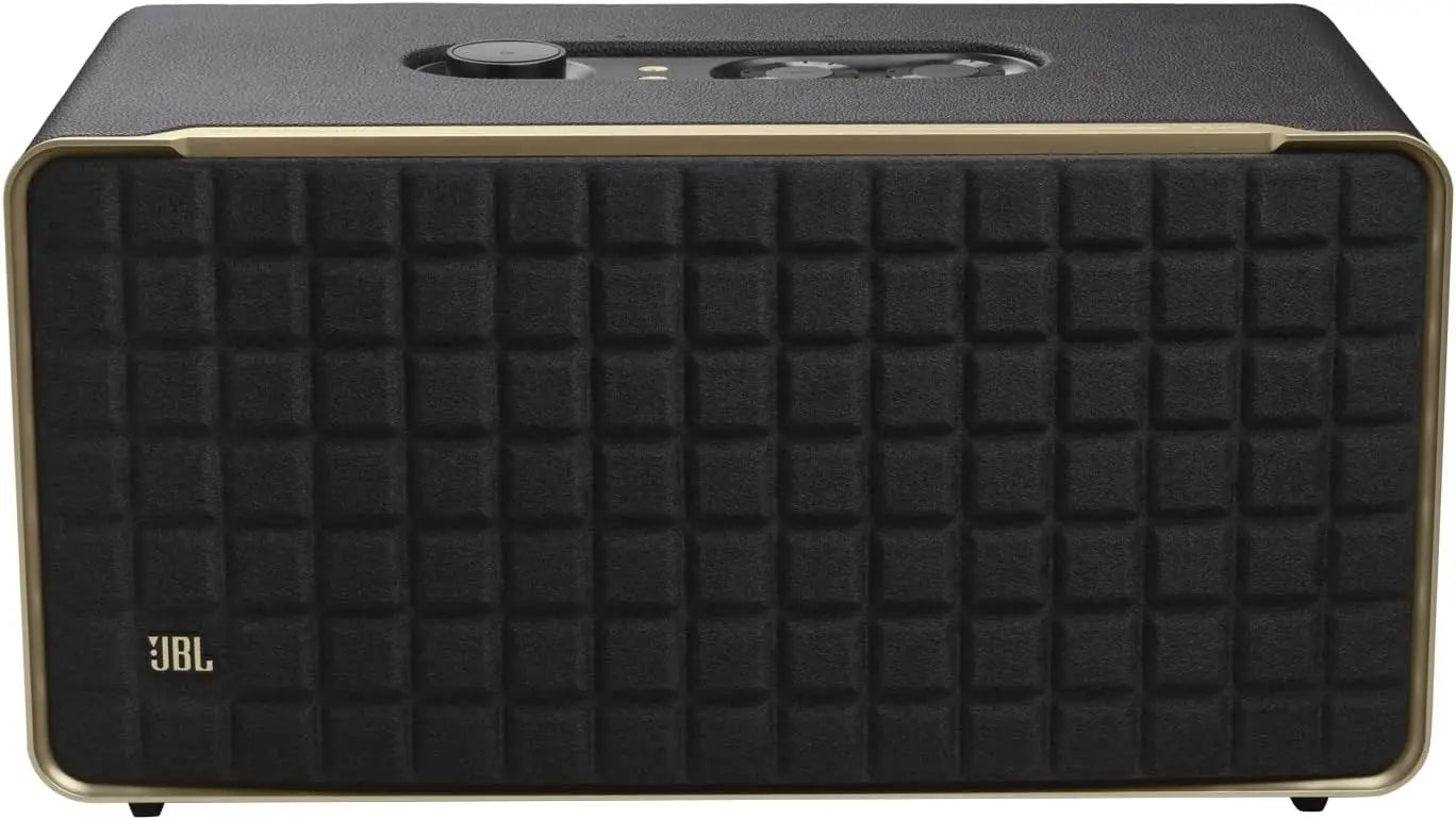 Bluetooth Speaker JBL Authentics 500 Enceinte Intelligente connectée Portable avec WiFi, Bluetooth et Assistants vocaux, Design rétro, JBL