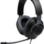 Casque gaming JBL Quantum 100 noir – Casque gaming filaire avec micro amovible JBL