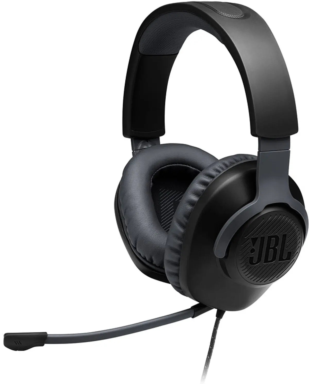 Casque gaming JBL Quantum 100 noir – Casque gaming filaire avec micro amovible JBL