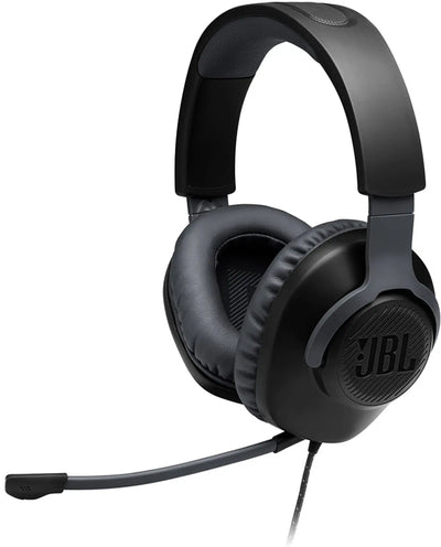 Casque gaming JBL Quantum 100 noir – Casque gaming filaire avec micro amovible JBL