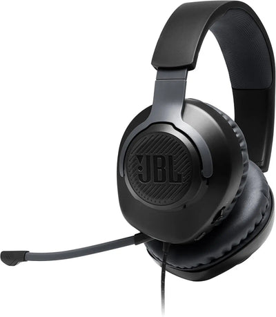 Casque gaming JBL Quantum 100 noir – Casque gaming filaire avec micro amovible JBL