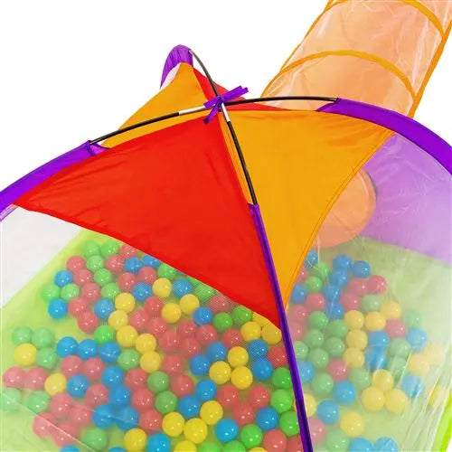 tente KIDIZ Tente de Jeu Maison de Jeu Tente pour bébé 200 balles Piscine à balles Tente pour Enfants | Idéal pour la Maison & Le Jardin | Sac | Tunnel ( KIDIZ