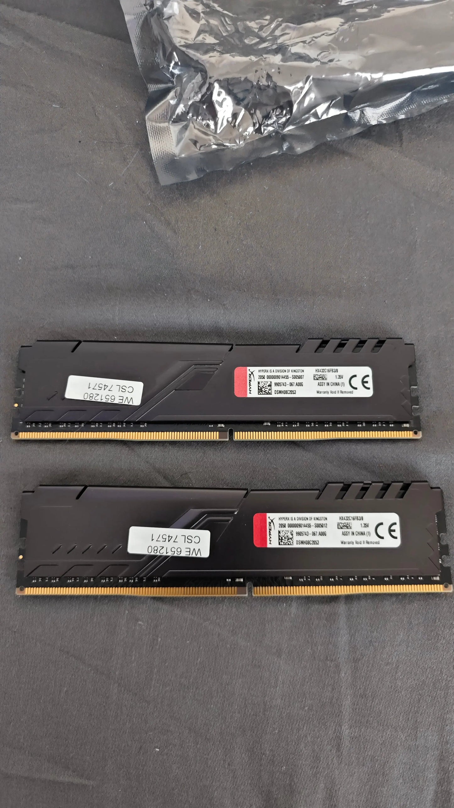 Mémoire RAM Kingston HyperX Fury DDR4 – 8 Go (1x8 Go) 3200 MHz CL16 | DIMM PC de bureau Kingston