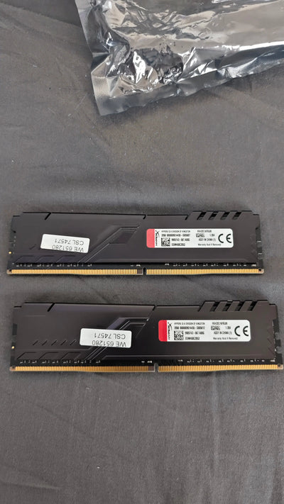 Mémoire RAM Kingston HyperX Fury DDR4 – 8 Go (1x8 Go) 3200 MHz CL16 | DIMM PC de bureau Kingston