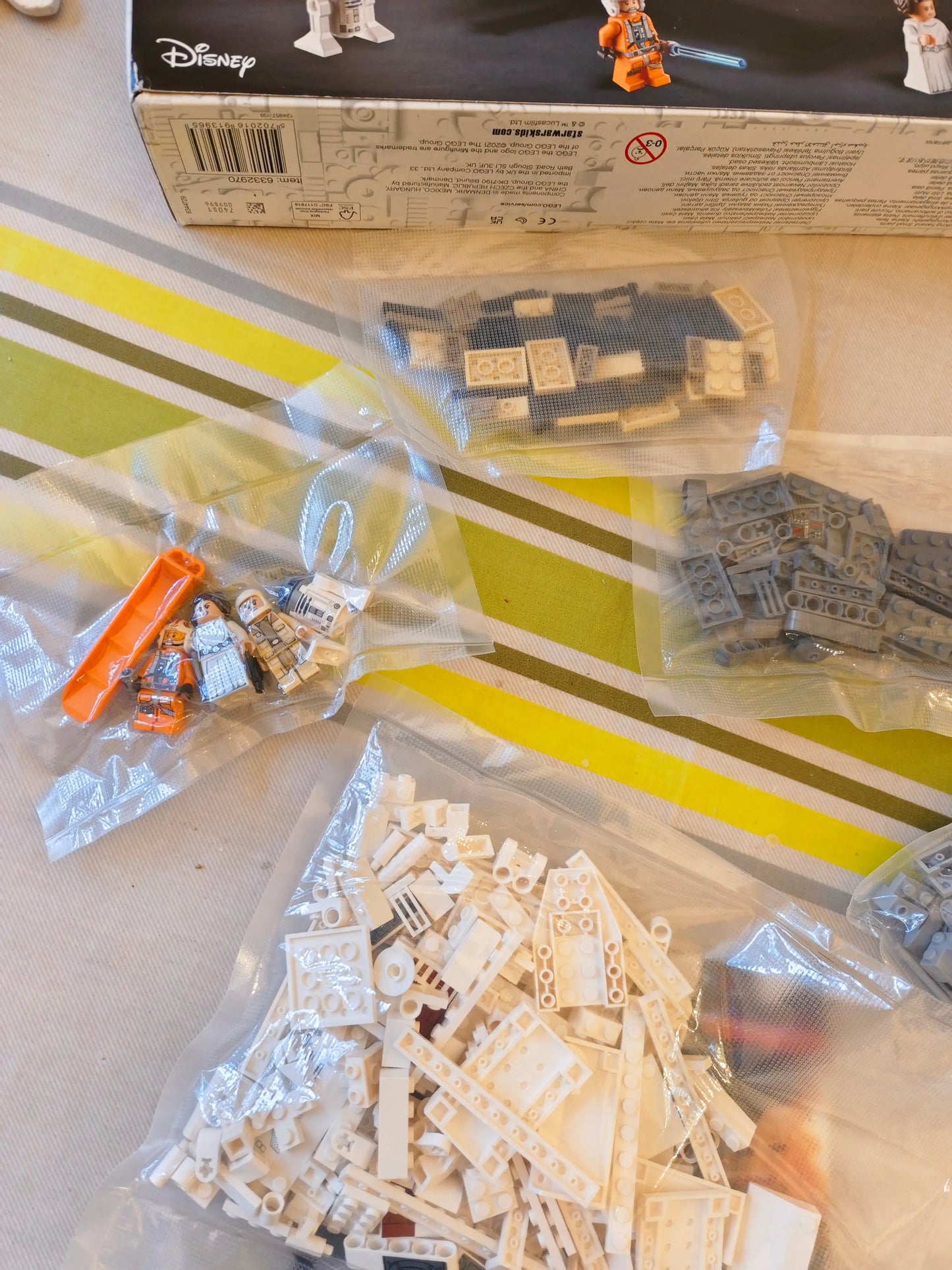 lego LEGO 75301 Star Wars Le X-Wing Fighter de Luke Skywalker, Jouet Vaisseau Spatial, Figurines, Princesse Leia, Droïde R2-D2, lego 75301 LEGO