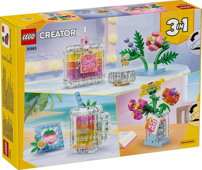 LEGO LEGO Creator 31383 – Flacon de Parfum au Décor Floral – Set 3-en-1 LEGO