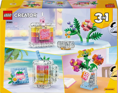 LEGO LEGO Creator 31383 – Flacon de Parfum au Décor Floral – Set 3-en-1 LEGO