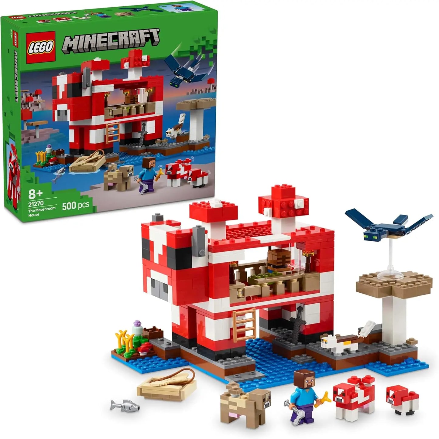 jouet LEGO MINECRAFT 21270 LA MAISON DES CHAMPIMEUHS LEGO