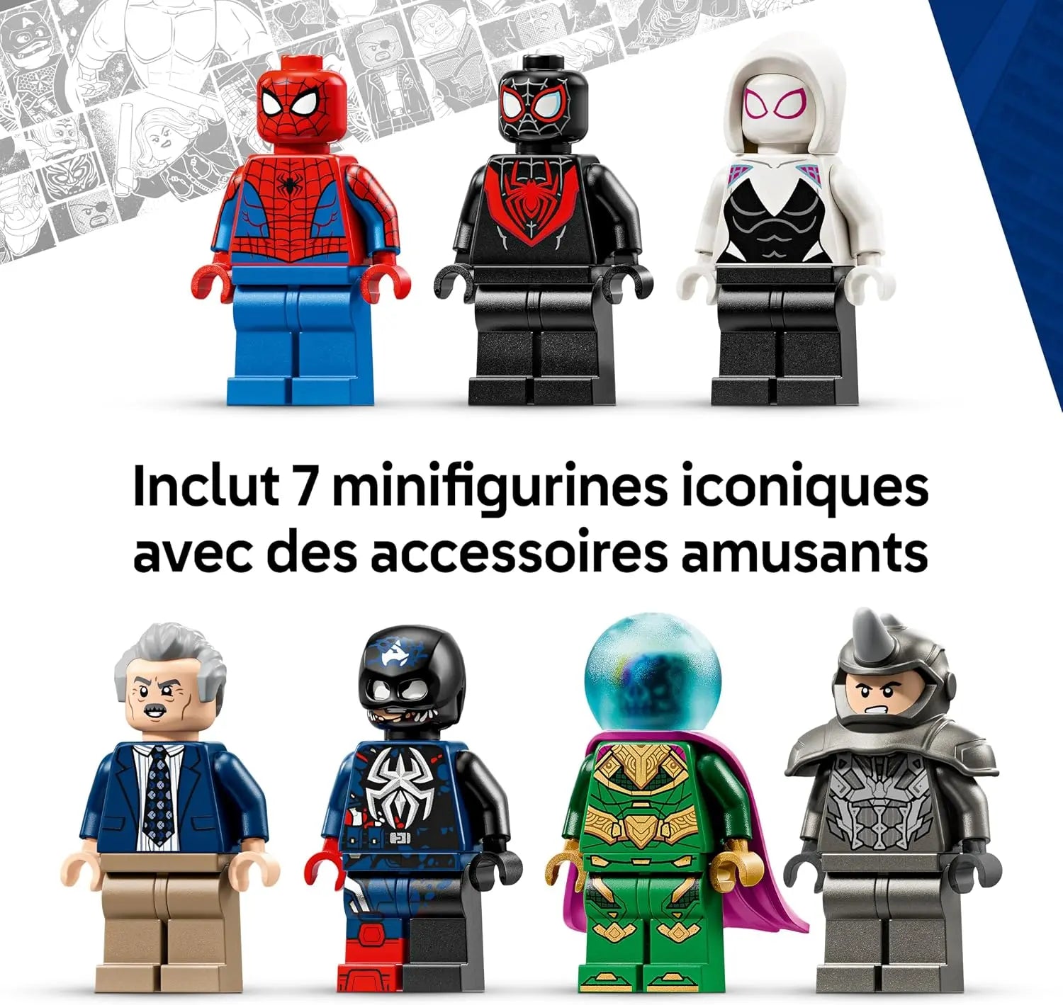Jeu de construction LEGO Marvel 76342 – Spider-Man contre Mystério : le Daily Bugle LEGO