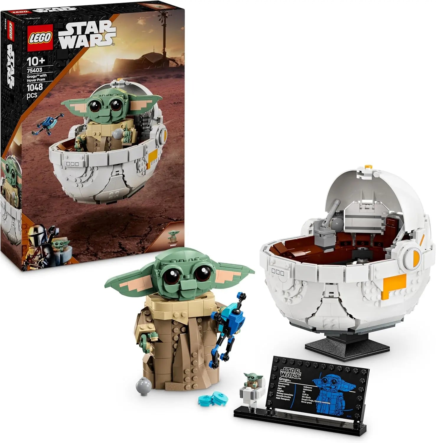 Jeux & Jouets LEGO Star Wars 75403 — Grogu et son Landau LEGO