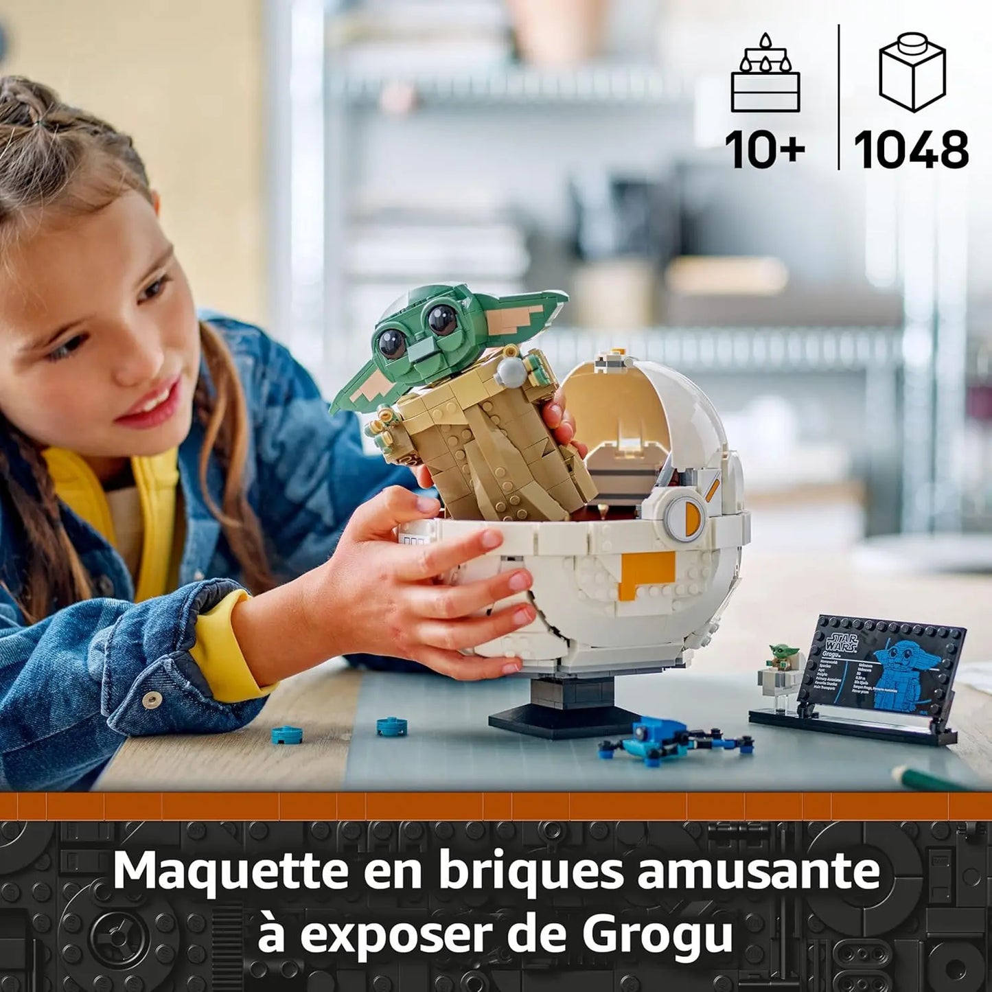 Jeux & Jouets LEGO Star Wars 75403 — Grogu et son Landau LEGO