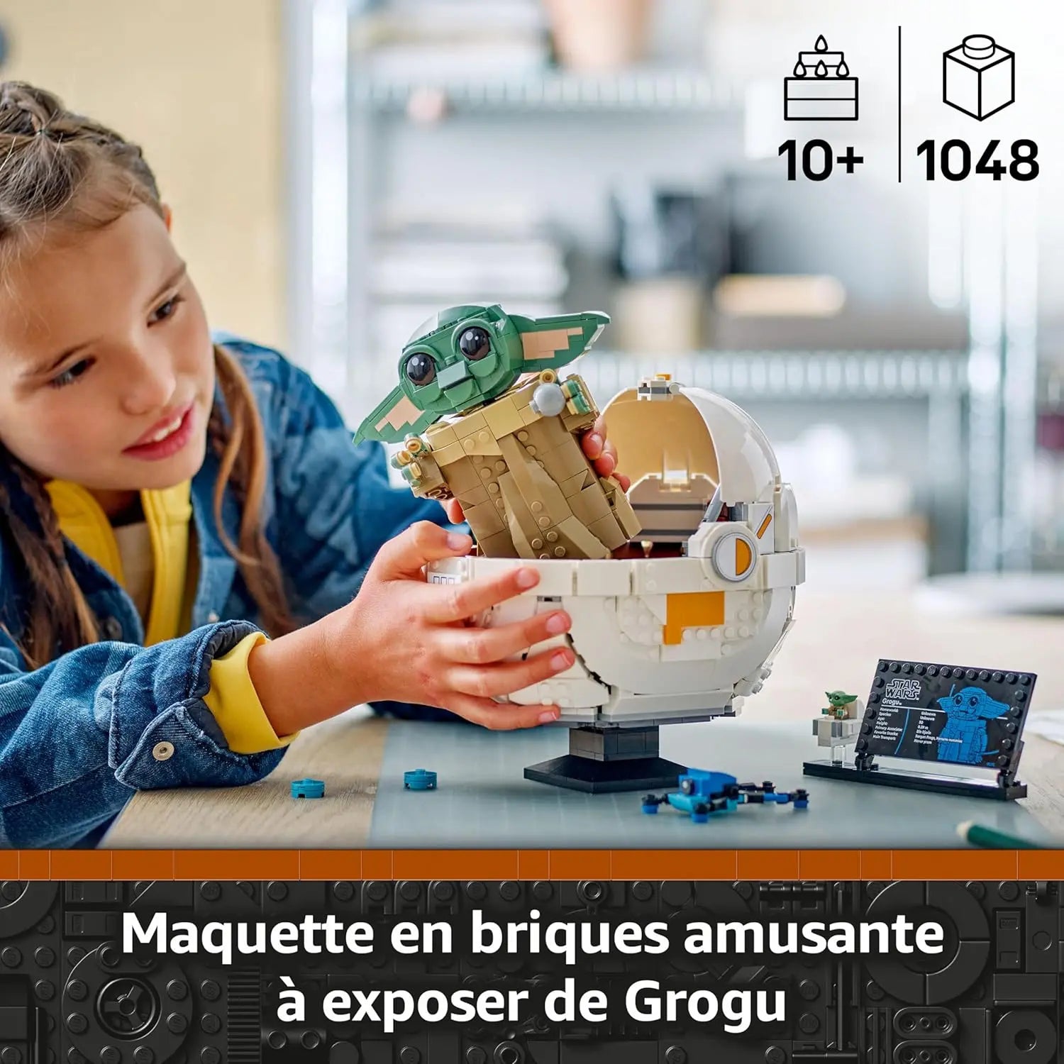 Jeux & Jouets LEGO Star Wars 75403 — Grogu et son Landau LEGO