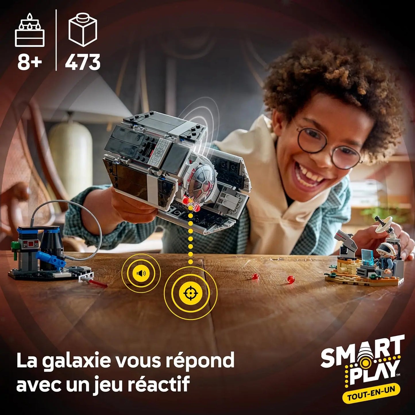 Jeu de construction LEGO Star Wars 75421 – TIE Fighter de Dark Vador SMART Play 5702017817682 LEGO