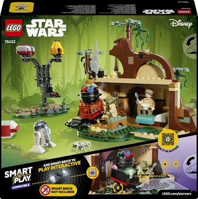 LEGO LEGO Star Wars 75422 – La Hutte de Yoda & l’Entraînement Jedi – Smart Play – 2 Minifigurines LEGO
