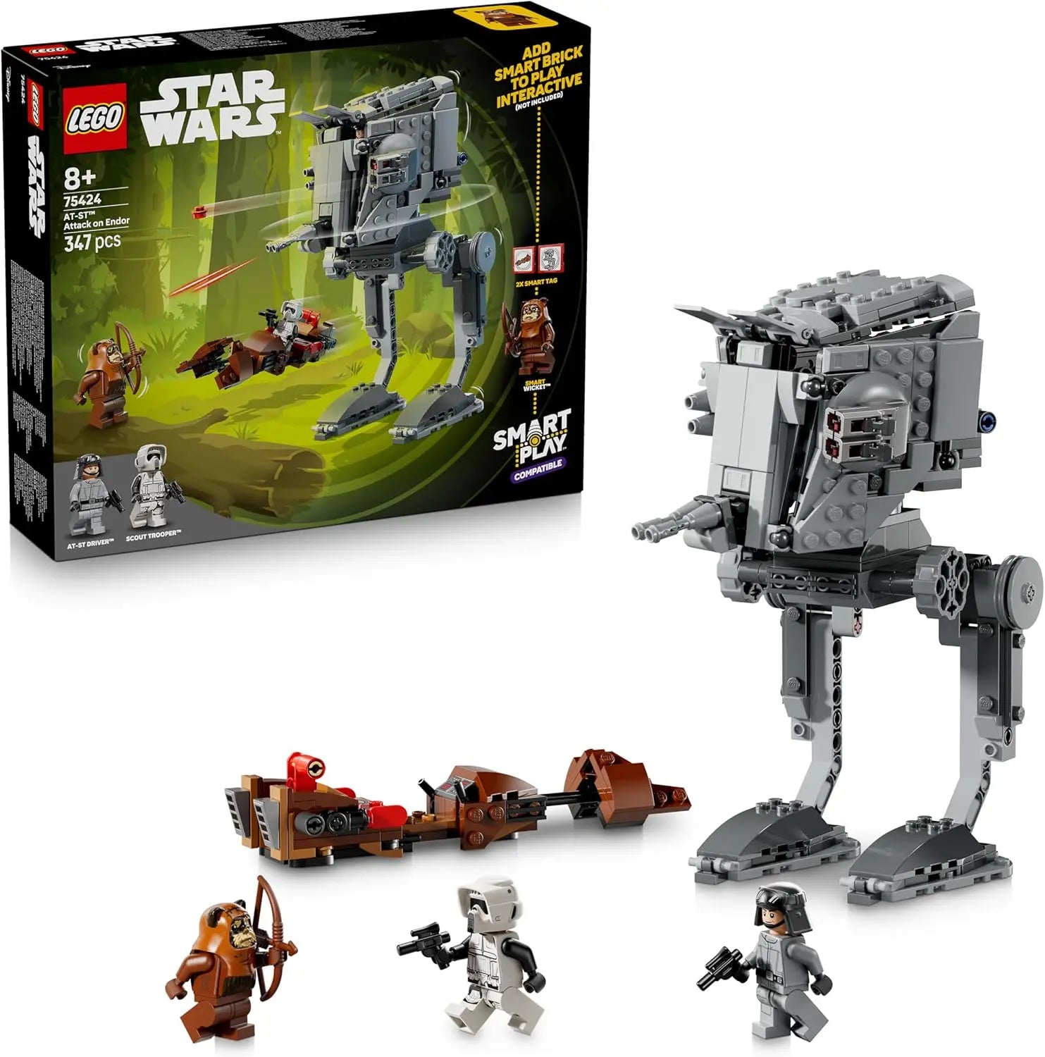 Jeux & Jouets LEGO Star Wars 75424 — L'Attaque du AT-ST sur Endor LEGO