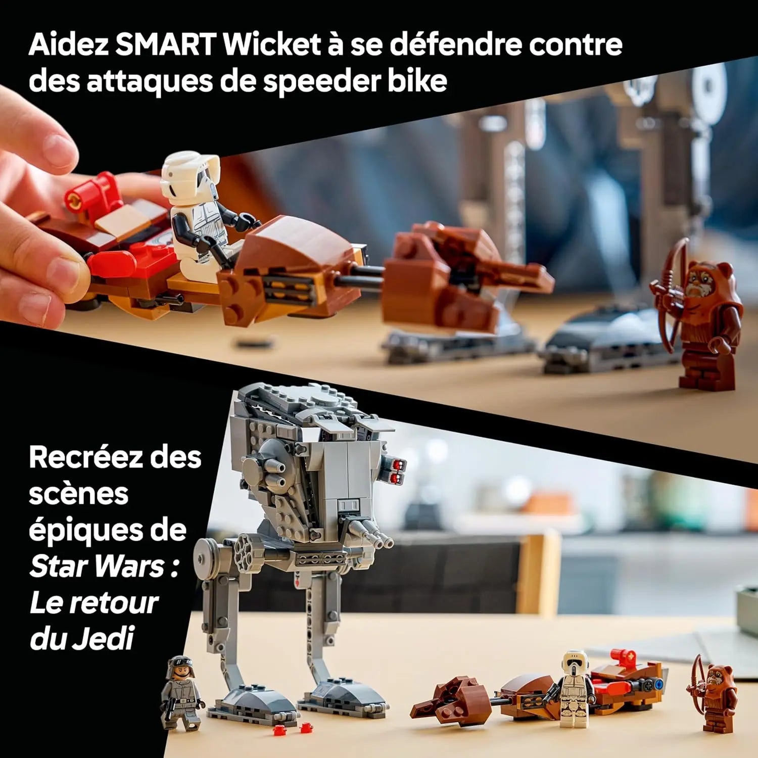Jeux & Jouets LEGO Star Wars 75424 — L'Attaque du AT-ST sur Endor LEGO
