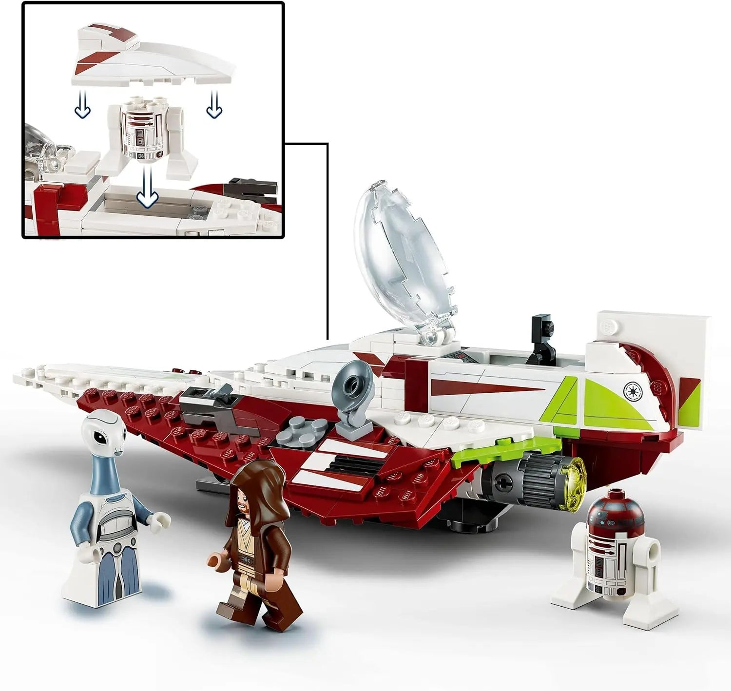 jouet pour enfant LEGO Star Wars Le chasseur Jedi d’Obi-Wan Kenobi 75333 lego