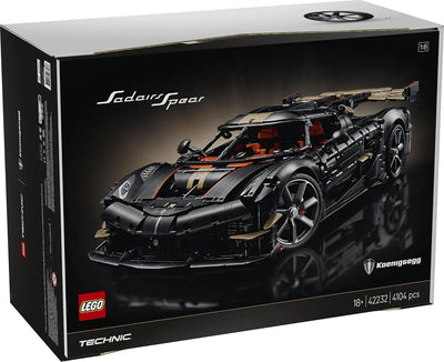 Jeu de construction LEGO Technic 42232 – Megacar Sadair's Spear de Koenigsegg | 4 104 pièces | Set adulte 18+ LEGO