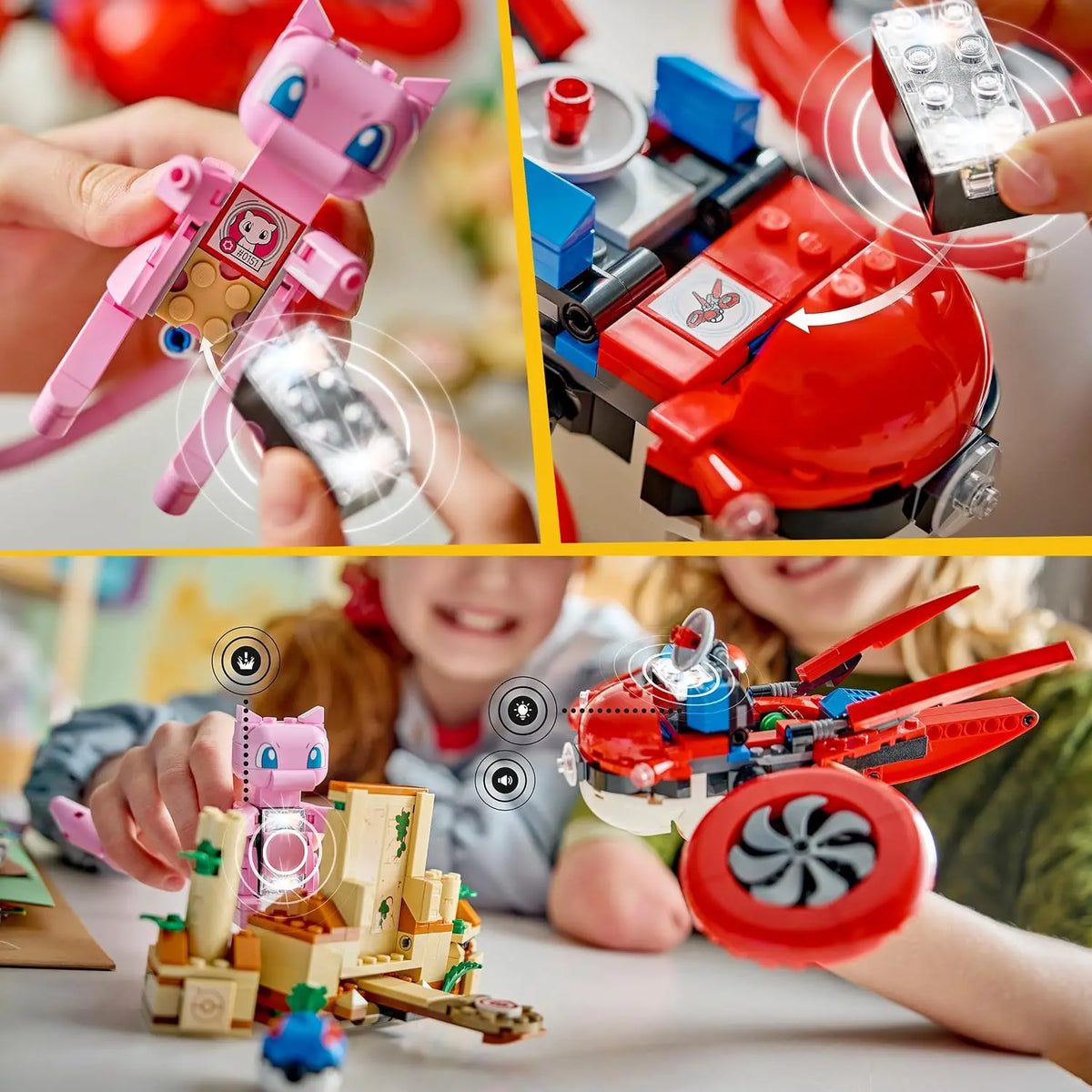LEGO LEGO® POKEMON 72161 - SMART PLAY™ - Recherche de Mew Fabuleux en Drone LEGO