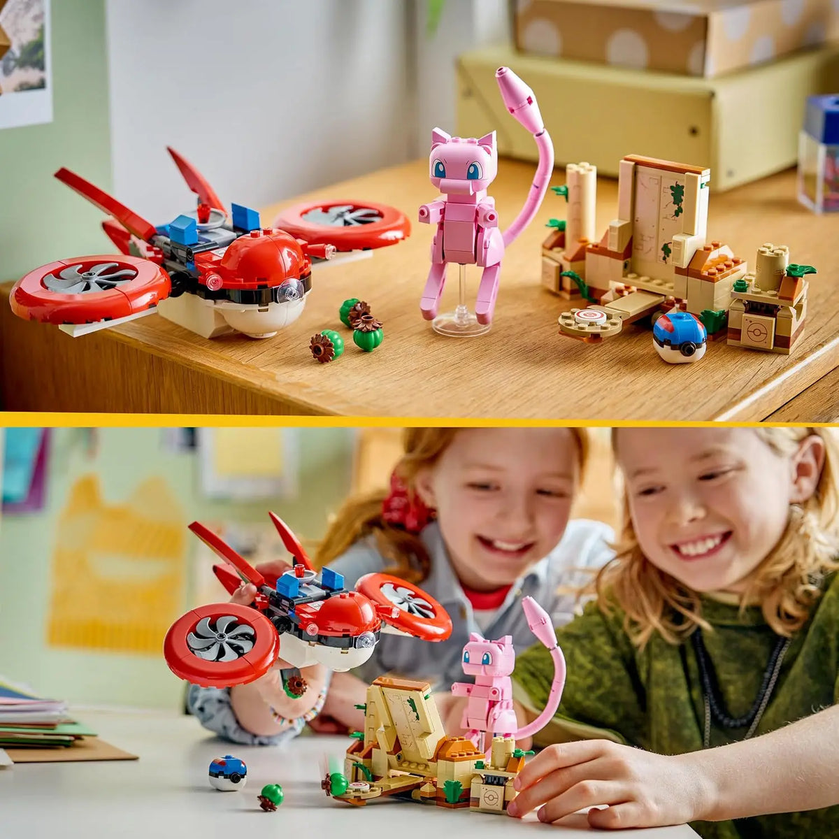 LEGO LEGO® POKEMON 72161 - SMART PLAY™ - Recherche de Mew Fabuleux en Drone LEGO