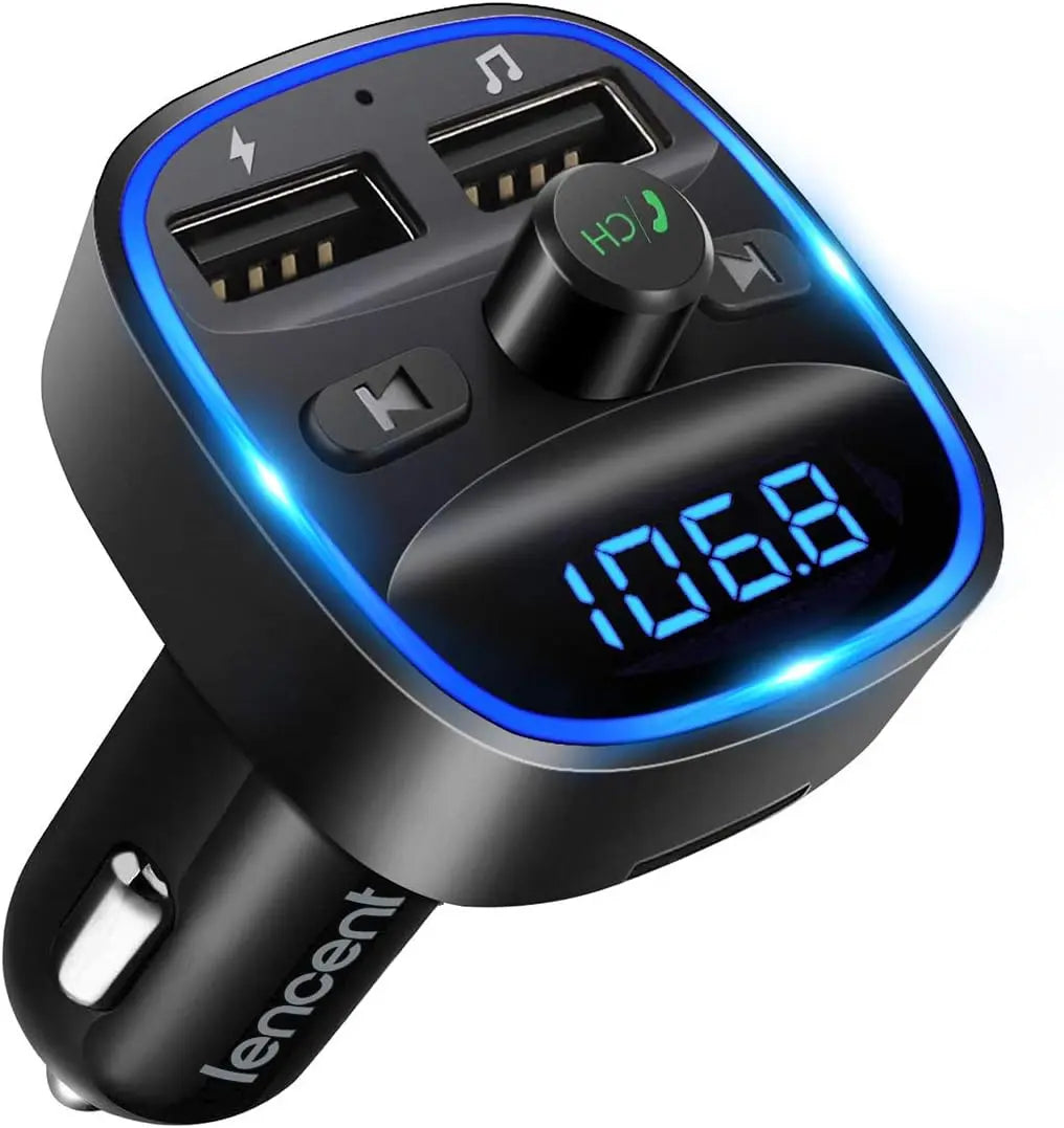 Transmitter Bluetooth LENCENT Transmetteur FM Bluetooth Bluetooth Lecteur MP3 Adaptateur Radio sans LENCENT