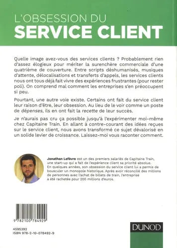 Livre L’Obsession du Service Client – Livre Occasion Comme Neuf Dunod