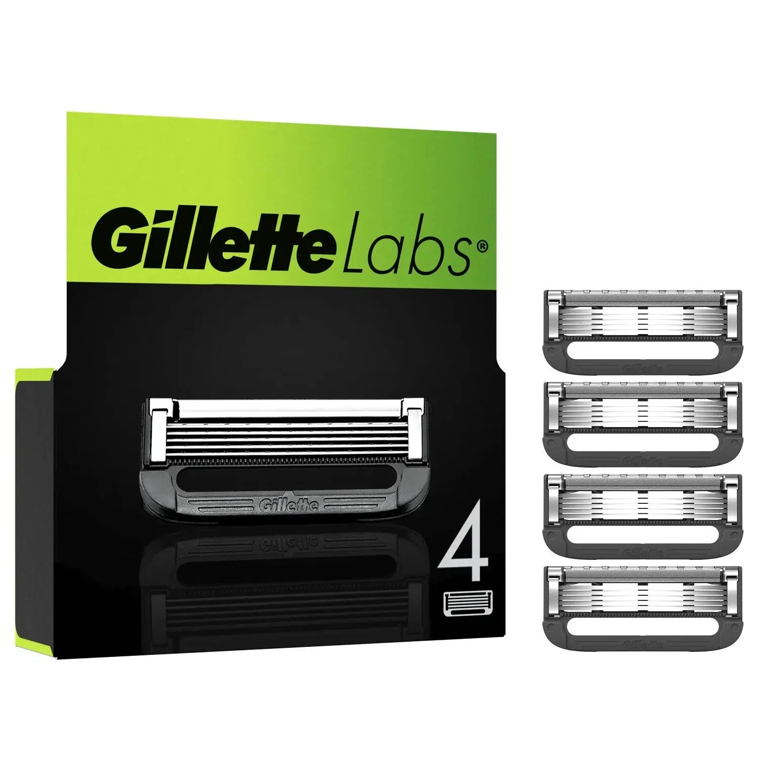 hygiene Lames de Rasoir avec Barre Exfoliante Labs GILLETTE gilette