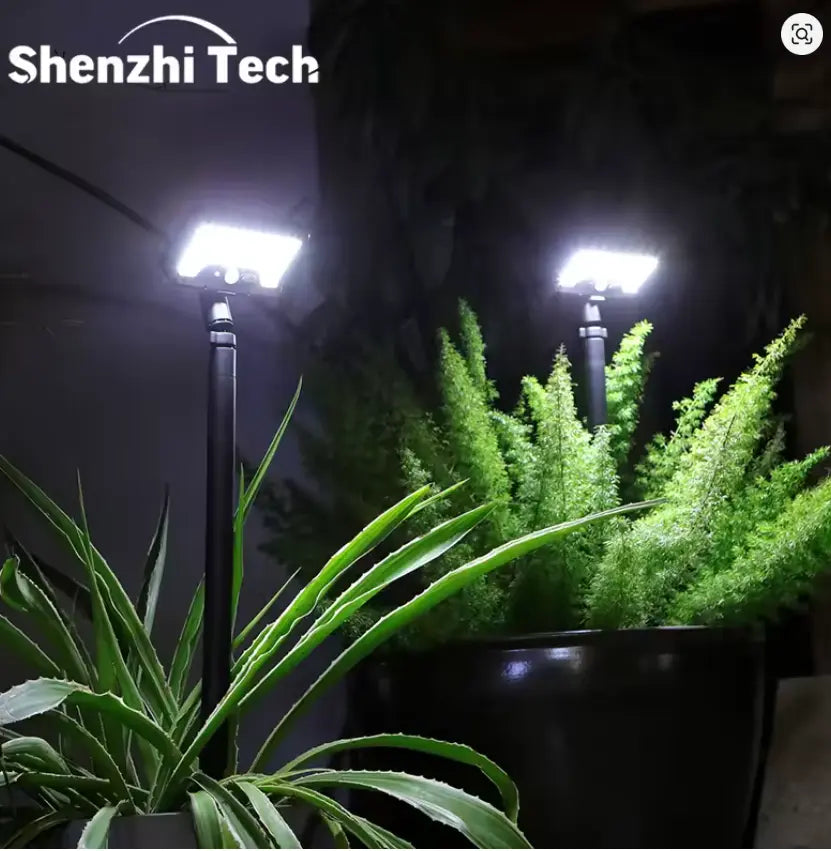 Luminaires Lampe Solaire Extérieur Jardin Ultra Puissante 88LED avec Détecteur de Mouvement Etanche IP65, Eclairage Spot Solaire Exterieur Sans Fil 360° Tecin.fr