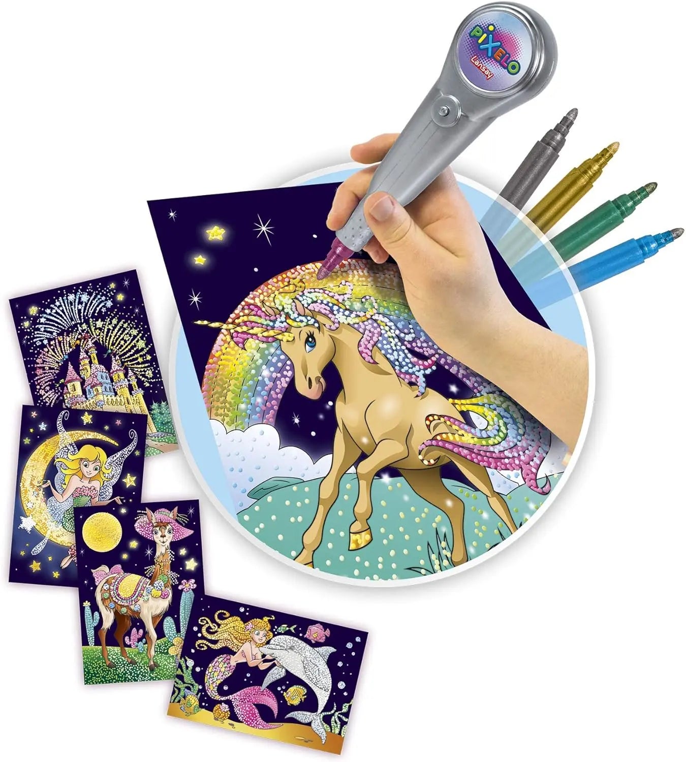 jouet pour filles Lansay Pixelo Coffret Metallic Lansay