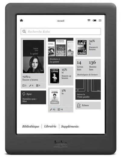 Liseuse Liseuse numérique Kobo Clara 2 6" 16 Go - Noir Kobo by Fnac